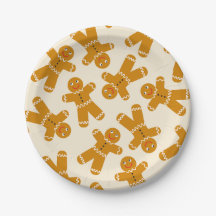 Gingerbread Cookies on cream