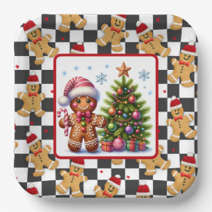 Gingerbread Cookies Paper Plate