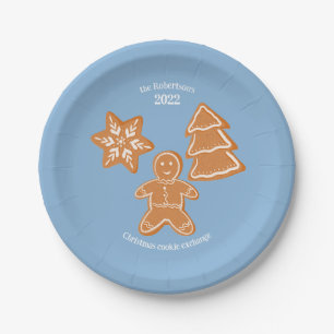 Gingerbread Cookies Paper Plate