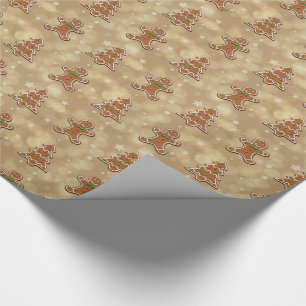 Gingerbread Cookies Pattern - Wrapping Paper