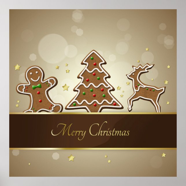 Gingerbread Cookies Poster (Front)