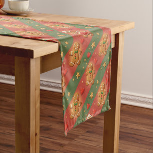 Gingerbread Cookies Short Table Runner