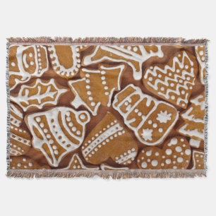 Gingerbread Cookies throw blanket