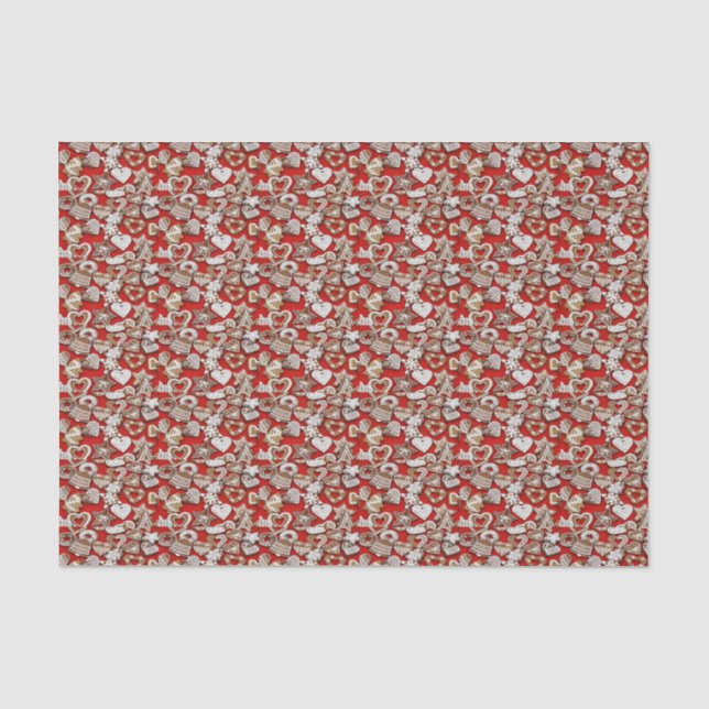 Gingerbread Cookies Tissue Paper (Front)
