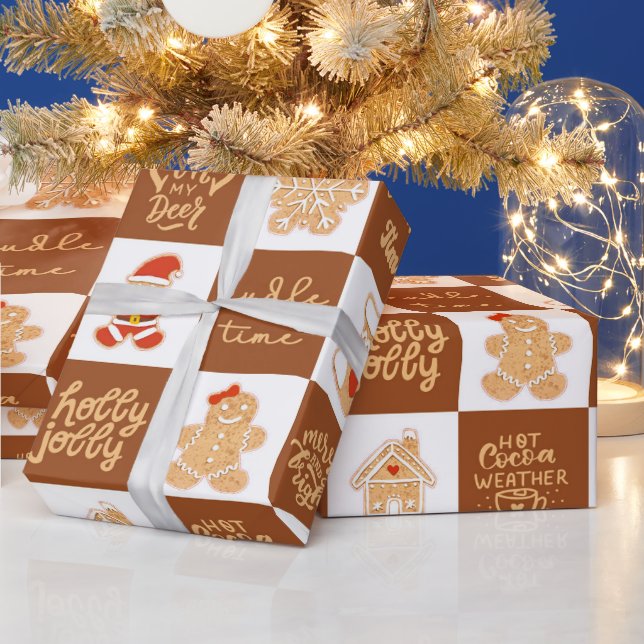 Gingerbread Cookies Wrapping Paper (Holidays)
