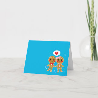 Gingerbread Couple Holiday Card