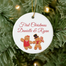 Gingerbread Couple Ornament