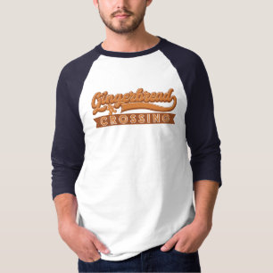 GingerBread Crossing Christmas Holiday T-Shirt