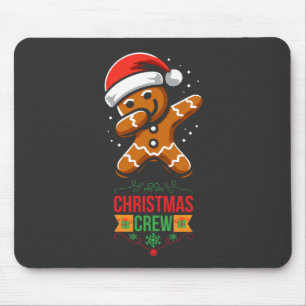 Gingerbread Dabbing Christmas Mouse Mat