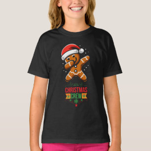 Gingerbread Dabbing Christmas T-Shirt