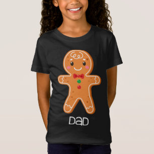 Gingerbread Dad Christmas Matching Pyjamas for Fam T-Shirt