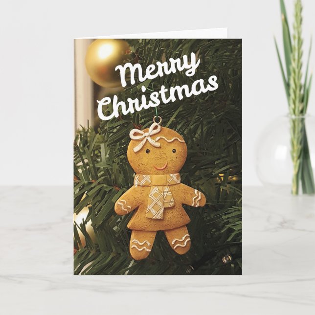 Gingerbread Delight - Christmas Card (Front)