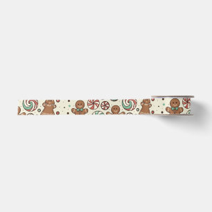 Gingerbread Delight Satin Ribbon