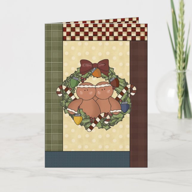 Gingerbread Delights: Greeting Card (Front)