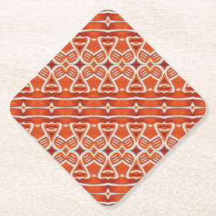 GINGERBREAD Diamond Paper Coasters