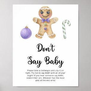 Gingerbread - Don't say baby  Poster