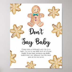 Gingerbread - Don't say baby  Poster