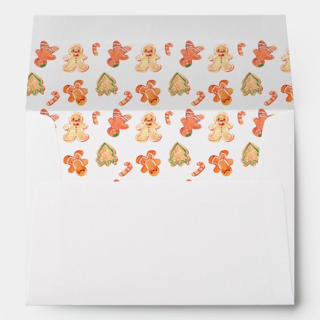 Gingerbread Envelope (Back (Bottom))