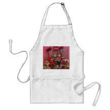 Gingerbread family apron