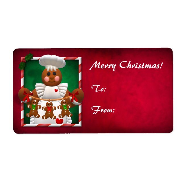 Gingerbread Family: Bakery Girl (Front)