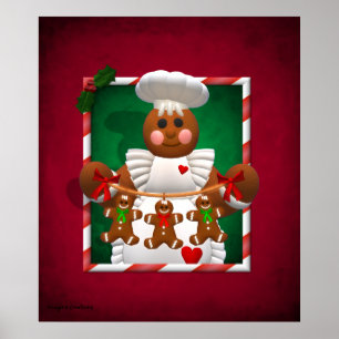 Gingerbread Family: Bakery Girl Poster