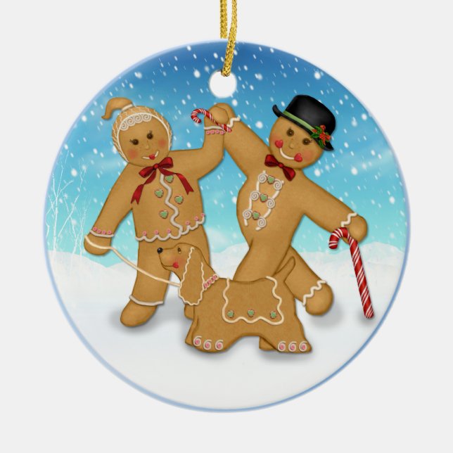 Gingerbread Family Ornament (Front)