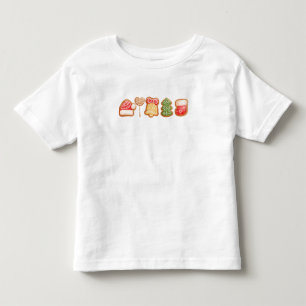 Gingerbread Festive Cool Trendy Christmas Toddler T-Shirt