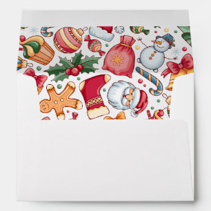 Gingerbread Festive Holiday Christmas  Envelope