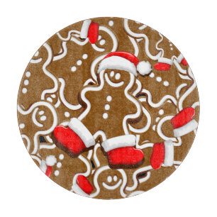 gingerbread, food, baking, bakery, pastries, cooki cutting board