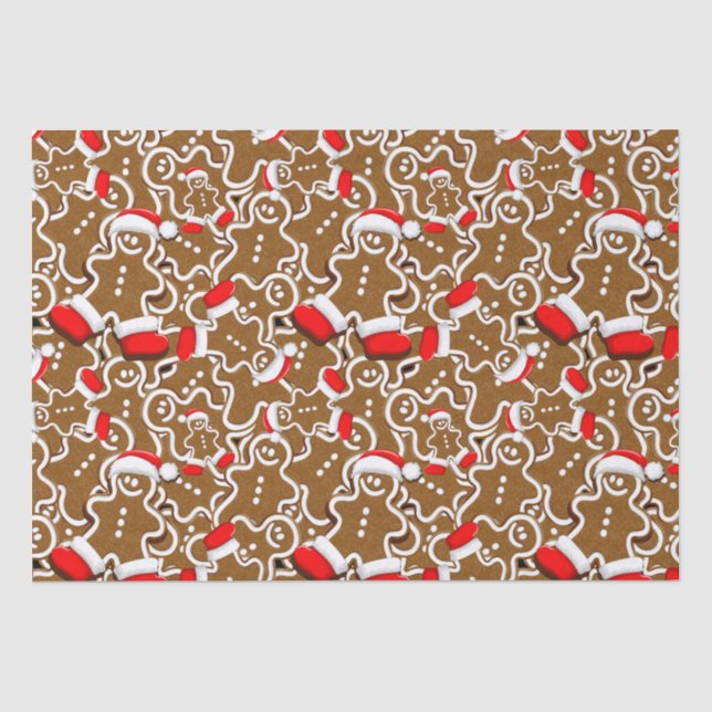gingerbread, food, baking, bakery, pastries, cooki tissue paper (Front)
