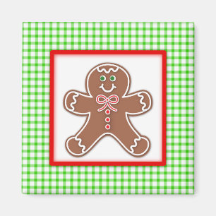 Gingerbread Friends Boy Magnet