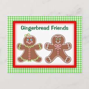 Gingerbread Friends Postcard