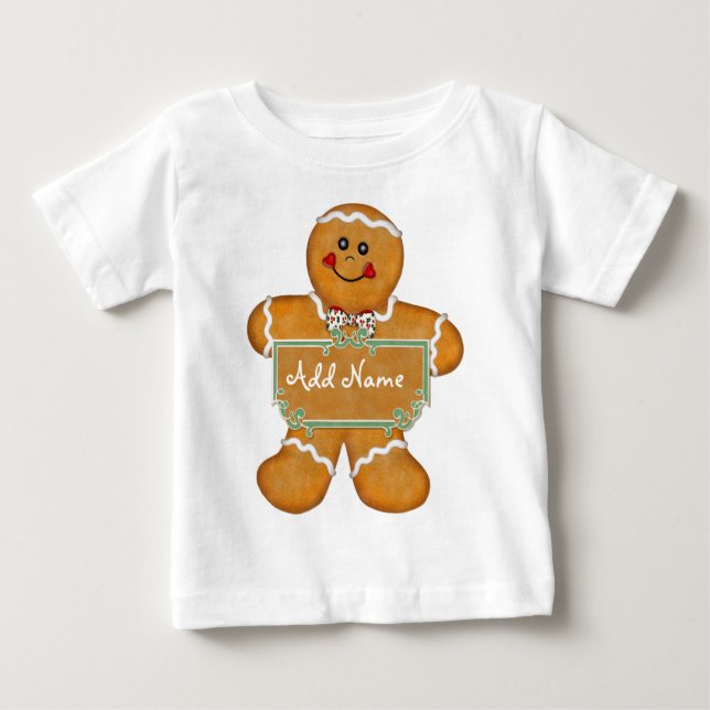 Gingerbread Fun Baby T-Shirt (Front)