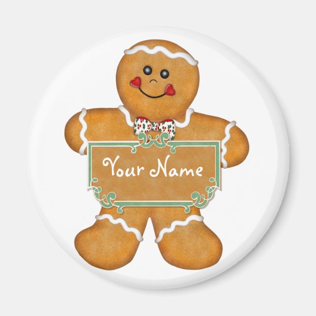 Gingerbread Fun Magnet (Front)