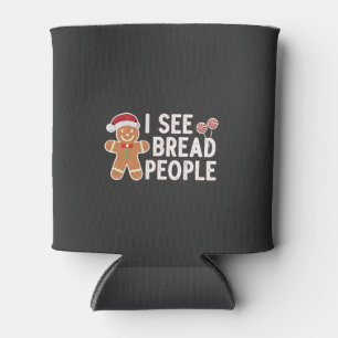  Gingerbread Funny Christmas baking holiday  Can Cooler