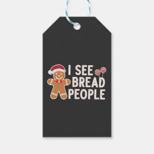  Gingerbread Funny Christmas baking holiday  Gift Tags