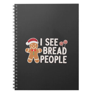 Gingerbread Funny Christmas baking holiday Notebook