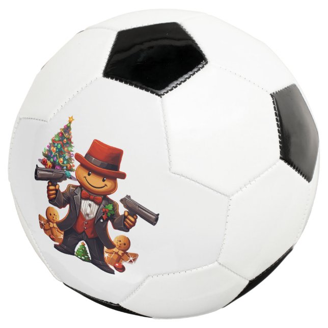 Gingerbread Gangster Football (Three Quarter)