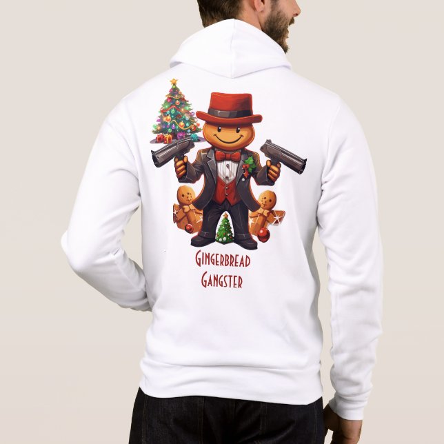 Gingerbread Gangster Hoodie (Back)