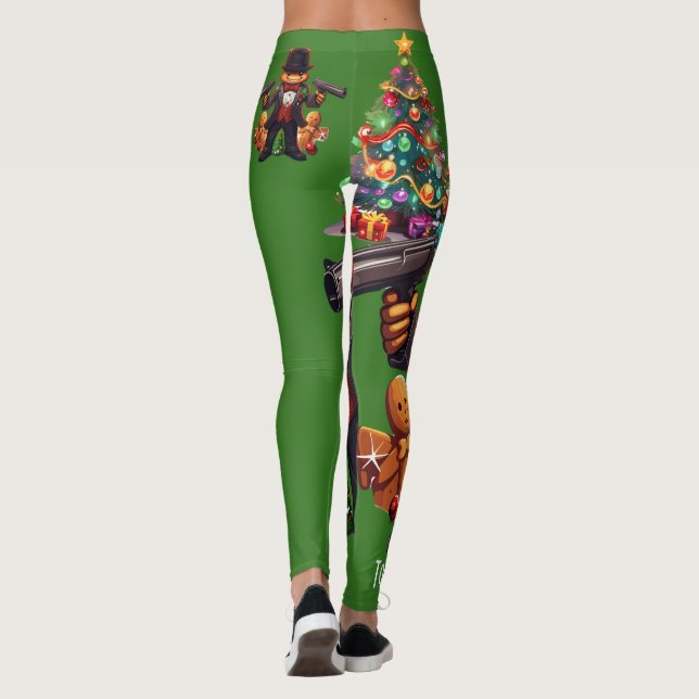 Gingerbread Gangster Leggings (Back)