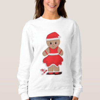 Gingerbread girl Christmas sweater