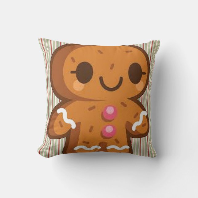 Gingerbread Girl Pillow (Front)