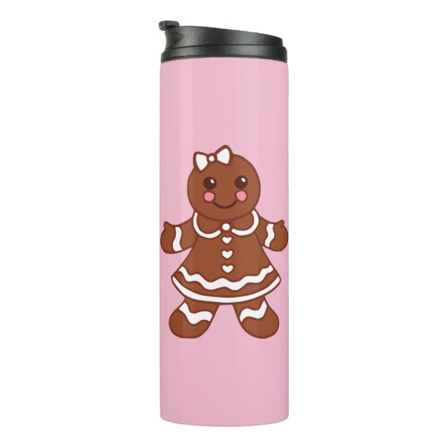Gingerbread Girl Thermal Tumbler  (Rotated Right)