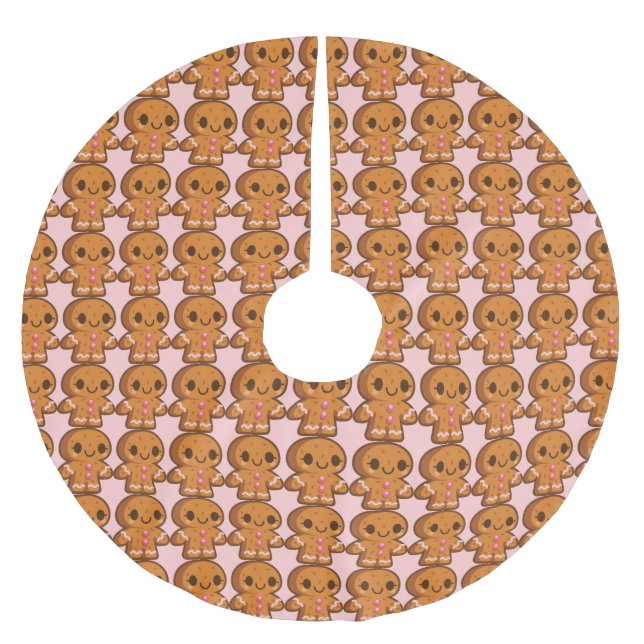 Gingerbread Girl Tree Skirt (Front)