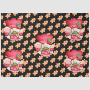 Gingerbread Gnome Customise Colour Tissue Paper