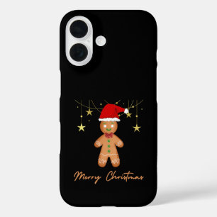 Gingerbread Greetings Christmas iPhone 16 Case