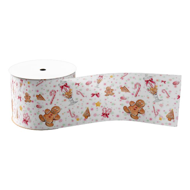 Gingerbread Grosgrain Ribbon (Spool)