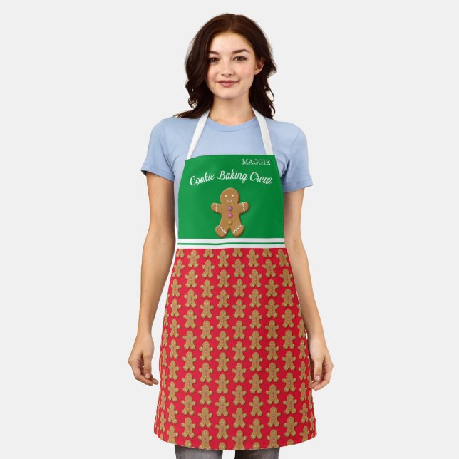 Gingerbread Holiday Apron (Worn)