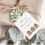 Gingerbread Holiday Gift Tags<br><div class="desc">Gingerbread Holiday Gift Tags. Make your holiday gifts even more special with our Cute Gingerbread Houses Holiday Gift Tag. Featuring charming watercolor gingerbread houses and graceful winter greenery in beautiful greens, creams, and tans, this gift tag adds a whimsical and elegant touch to your presents. Perfectly coordinated with our holiday...</div>