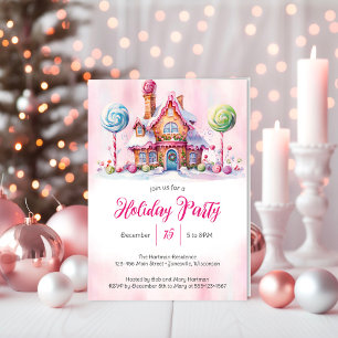 Gingerbread Holiday Party Invitation